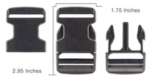 Load image into Gallery viewer, 1.5" Mojave Side Squeeze Buckle Set X2