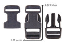 Load image into Gallery viewer, 1" Mojave Side Squeeze Buckle set X2