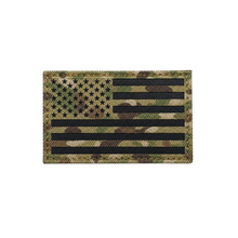 Load image into Gallery viewer, 3"x2" Tactical Laser Cut USA Flag Patch
