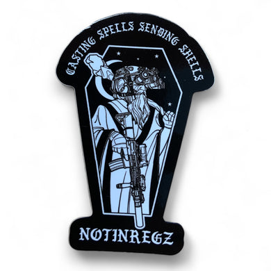 NotinRegs Casting Spells Sending Shells Sticker