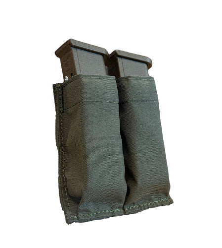 Slick Dual Pistol Mag Pouch With Kydex