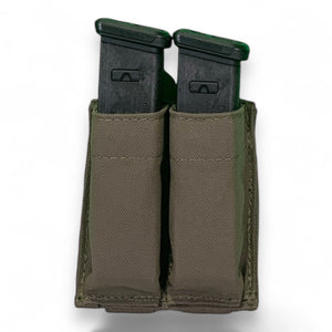 Slick Dual Pistol Mag Pouch With Kydex