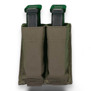 Slick Dual Pistol Mag Pouch With Kydex