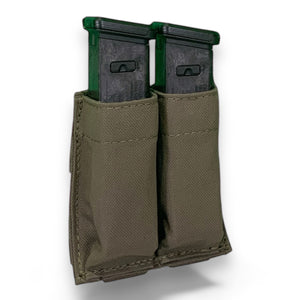 Slick Dual Pistol Mag Pouch With Kydex