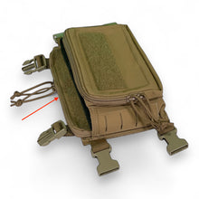 Load image into Gallery viewer, Chest Rig / Placard Zippered Pouch Insert