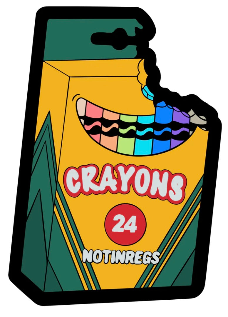 NotinRegs Crayons Sticker