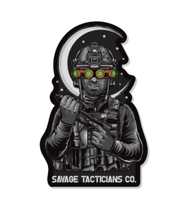 Savage Tacticians Born to Goon Sticker