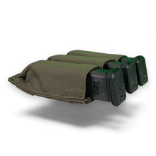 Load image into Gallery viewer, Slick Triple Pistol Mag Pouch With Kydex